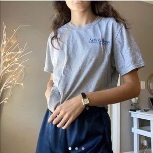 New College Oversized Tee